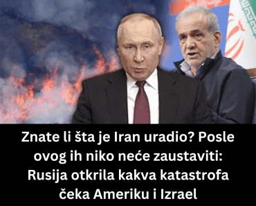 Znate li šta je Iran uradio? Posle ovog ih niko neće zaustaviti: Rusija otkrila kakva katastrofa čeka Ameriku i Izrael
