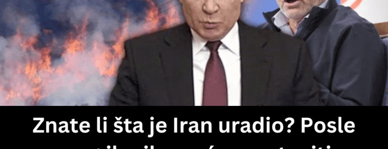 Znate li šta je Iran uradio? Posle ovog ih niko neće zaustaviti: Rusija otkrila kakva katastrofa čeka Ameriku i Izrael