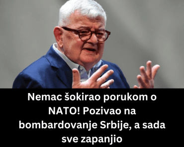Nemac šokirao porukom o NATO! Pozivao na bombardovanje Srbije, a sada sve zapanjio
