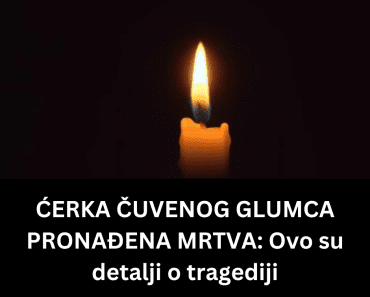 ĆERKA ČUVENOG GLUMCA PRONAĐENA MRTVA: Ovo su detalji o tragediji