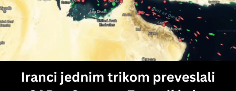 Iranci jednim trikom preveslali SAD u Ormuzu: Znate li kako prevoze naftu vrednu 800 miliona dolara?!