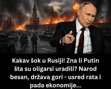 Kakav šok u Rusiji! Zna li Putin šta su oligarsi uradili? Narod besan, država gori – usred rata i pada ekonomije…