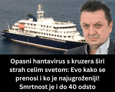 Opasni hantavirus s kruzera širi strah celim svetom: Evo kako se prenosi i ko je najugroženiji! Smrtnost je i do 40 odsto