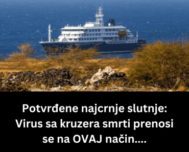 Potvrđene najcrnje slutnje: Virus sa kruzera smrti prenosi se na OVAJ način….