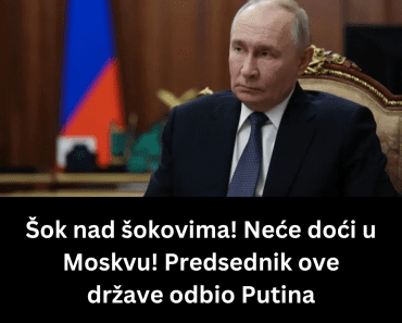 Šok nad šokovima! Neće doći u Moskvu! Predsednik ove države odbio Putina