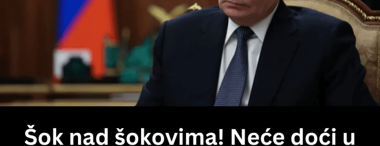 Šok nad šokovima! Neće doći u Moskvu! Predsednik ove države odbio Putina