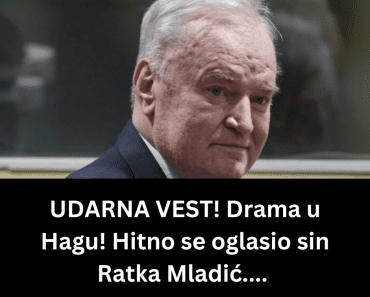 UDARNA VEST! Drama u Hagu! Hitno se oglasio sin Ratka Mladić….