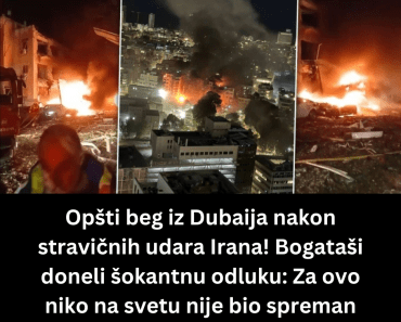 Opšti beg iz Dubaija nakon stravičnih udara Irana! Bogataši doneli šokantnu odluku: Za ovo niko na svetu nije bio spreman