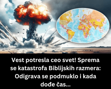 Vest potresla ceo svet! Sprema se katastrofa Biblijskih razmera: Odigrava se podmuklo i kada dođe čas…