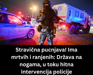 Stravična pucnjava! Ima mrtvih i ranjenih: Država na nogama, u toku hitna intervencija policije