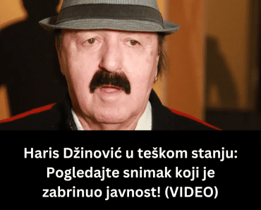 Haris Džinović u teškom stanju: Pogledajte snimak koji je zabrinuo javnost! (VIDEO)