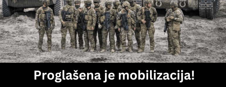 Proglašena je mobilizacija! Upravo doneta udarna odluka, sve je spremno za veliki ratni sukob