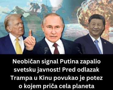 Neobičan signal Putina zapalio svetsku javnost! Pred odlazak Trampa u Kinu povukao je potez o kojem priča cela planeta