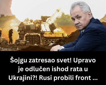 Šojgu zatresao svet! Upravo je odlučen ishod rata u Ukrajini?! Rusi probili front 