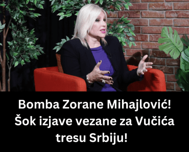 Bomba Zorane Mihajlović! Šok izjave vezane za Vučića tresu Srbiju!