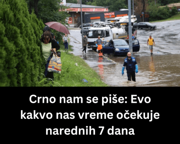 Crno nam se piše: Evo kakvo nas vreme očekuje narednih 7 dana