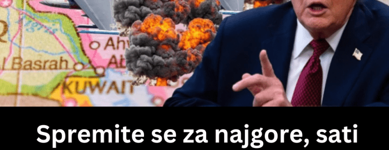 Spremite se za najgore, sati nas dele od udarne Trampove odluke