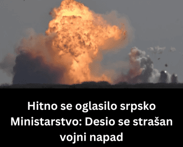 Hitno se oglasilo srpsko Ministarstvo: Desio se strašan vojni napad