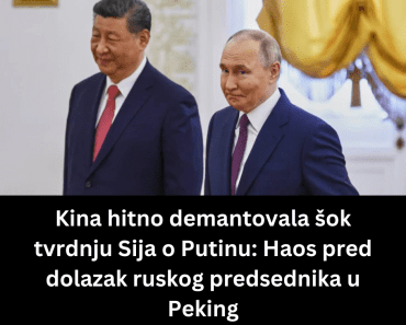 Kina hitno demantovala šok tvrdnju Sija o Putinu: Haos pred dolazak ruskog predsednika u Peking
