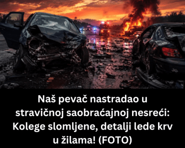 Naš pevač nastradao u stravičnoj saobraćajnoj nesreći: Kolege slomljene, detalji lede krv u žilama! (FOTO) Naš pevač nastradao u stravičnoj saobraćajnoj nesreći: Kolege slomljene, detalji lede krv u žilama! (FOTO)
