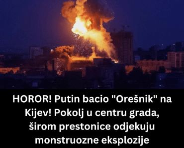 HOROR! Putin bacio “Orešnik” na Kijev! Pokolj u centru grada, širom prestonice odjekuju monstruozne eksplozije