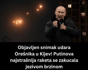 (VIDEO) Objavljen snimak udara Orešnika u Kijev! Putinova najstrašnija raketa se zakucala jezivom brzinom