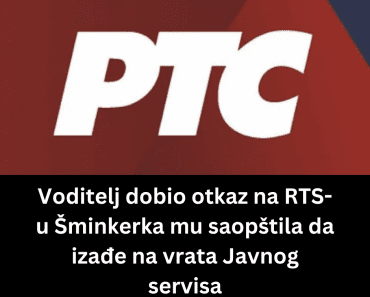 Voditelj dobio otkaz na RTS-u Šminkerka mu saopštila da izađe na vrata Javnog servisa