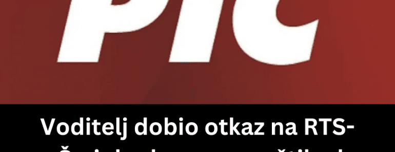 Voditelj dobio otkaz na RTS-u Šminkerka mu saopštila da izađe na vrata Javnog servisa