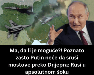 Ma, da li je moguće?! Poznato zašto Putin neće da sruši mostove preko Dnjepra: Rusi u apsolutnom šoku