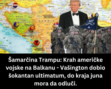Krah američke vojske na Balkanu – Tramp dobio šokantan ultimatum, do kraja juna mora da odluči.