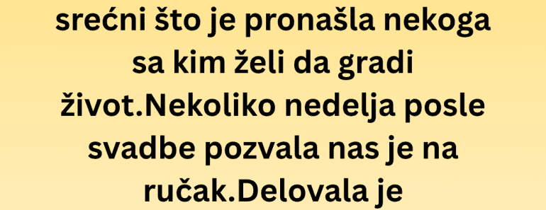 Posle ćerkine svadbe zet je šokirao porodicu ,istina je izašla na videlo tek par meseci kasnije