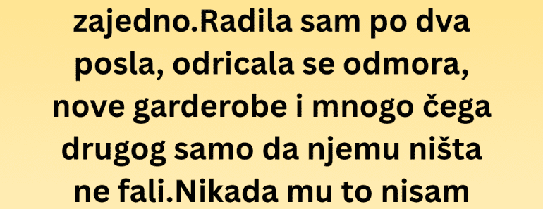 Sin me je ponizio pred snajom, a ja sam ćutala onda je stigla lekcija koju nije očekivao