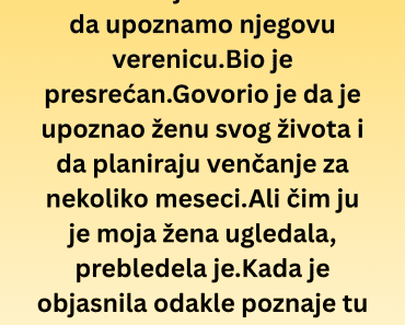 Kada je moja žena ugledala verenicu našeg sina, znala je nešto što niko drugi nije znao