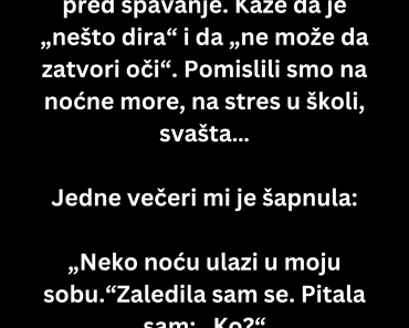 Kćerka je plakala pred spavanje. Mislili smo da je samo faza – a onda nam je rekla rečenicu koja nas je zaledila.