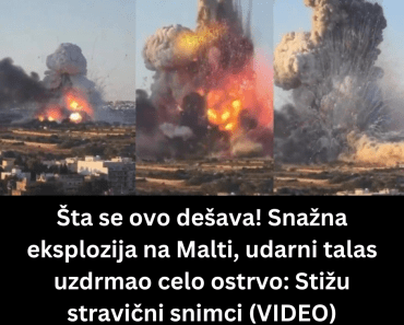 Šta se ovo dešava! Snažna eksplozija na Malti, udarni talas uzdrmao celo ostrvo: Stižu stravični snimci (VIDEO)