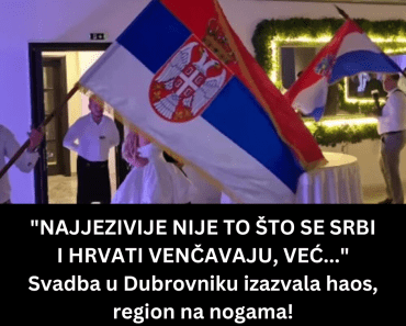 “NAJJEZIVIJE NIJE TO ŠTO SE SRBI I HRVATI VENČAVAJU, VEĆ…” Svadba u Dubrovniku izazvala haos, region na nogama!