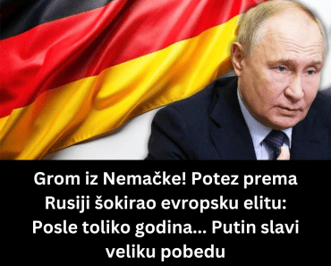 Grom iz Nemačke! Potez prema Rusiji šokirao evropsku elitu: Posle toliko godina… Putin slavi veliku pobedu Grom iz Nemačke! Potez prema Rusiji šokirao evropsku elitu: Posle toliko godina… Putin slavi veliku pobedu
