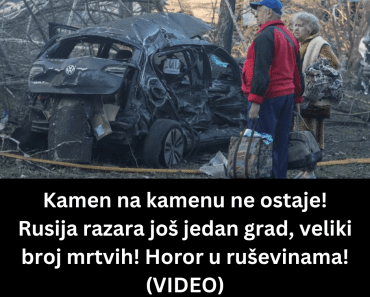 Kamen na kamenu ne ostaje! Rusija razara još jedan grad, veliki broj mrtvih! Horor u ruševinama! (VIDEO)