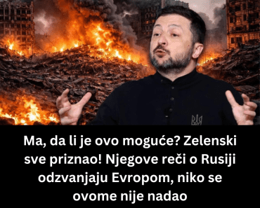 Ma, da li je ovo moguće? Zelenski sve priznao! Njegove reči o Rusiji odzvanjaju Evropom, niko se ovome nije nadao