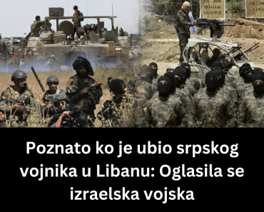 Poznato ko je ubio srpskog vojnika u Libanu: Oglasila se izraelska vojska