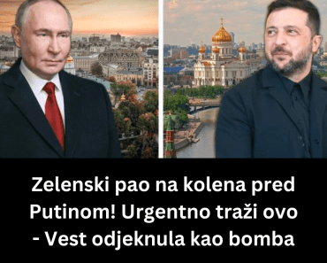 Zelenski pao na kolena pred Putinom! Urgentno traži ovo – Vest odjeknula kao bomba