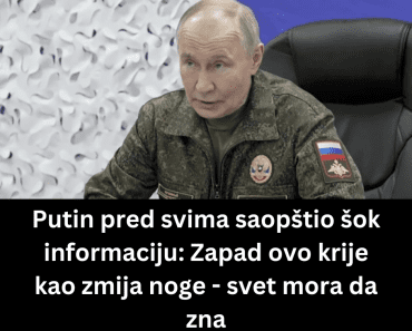 Putin pred svima saopštio šok informaciju: Zapad ovo krije kao zmija noge – svet mora da zna