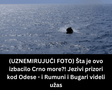 (UZNEMIRUJUĆI FOTO) Šta je ovo izbacilo Crno more?! Jezivi prizori kod Odese – i Rumuni i Bugari videli užas