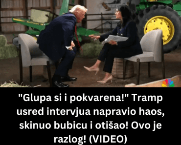 “Glupa si i pokvarena!” Tramp usred intervjua napravio haos, skinuo bubicu i otišao! Ovo je razlog! (VIDEO)