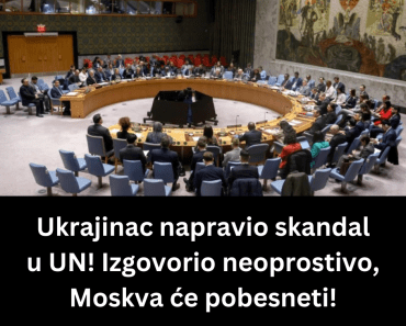 Ukrajinac napravio skandal u UN! Izgovorio neoprostivo, Moskva će pobesneti!