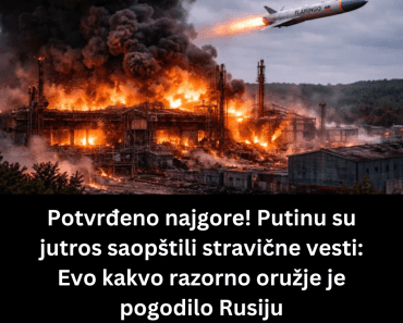 Potvrđeno najgore! Putinu su jutros saopštili stravične vesti: Evo kakvo razorno oružje je pogodilo Rusiju