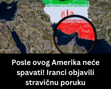 Posle ovog Amerika neće spavati! Iranci objavili stravičnu poruku
