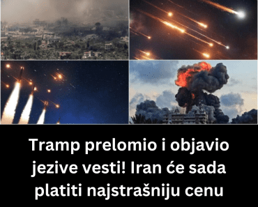 Tramp prelomio i objavio jezive vesti! Iran će sada platiti najstrašniju cenu