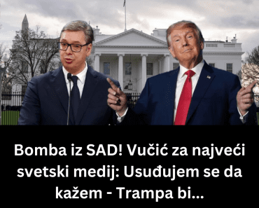 Bomba iz SAD! Vučić za najveći svetski medij: Usuđujem se da kažem – Trampa bi…