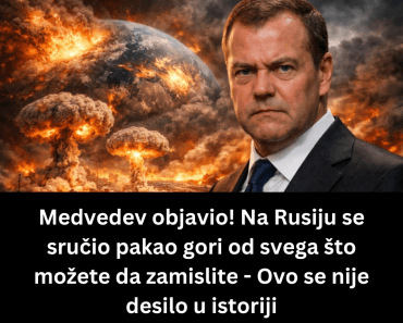 Medvedev objavio! Na Rusiju se sručio pakao gori od svega što možete da zamislite – Ovo se nije desilo u istoriji